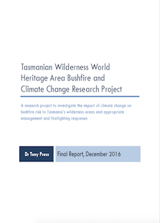 TWWHA Bushfire and Climate Change Research Project report