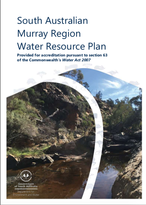 South Australian Murray Region Water Resource Plan. Proofreading by Mel Roome at Hit Send.
